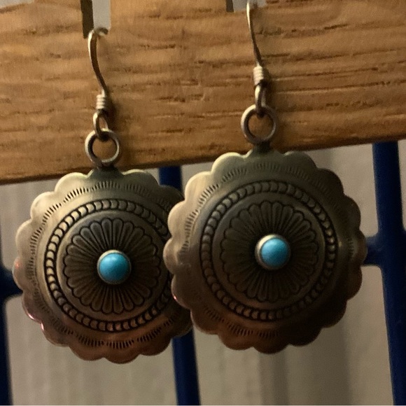 Vintage Navajo Earrings - Picture 2 of 5